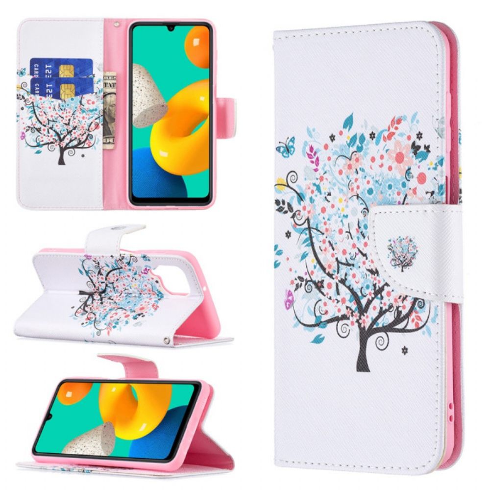 Folio-hoesje voor Samsung Galaxy M32 Bloemrijke Boom