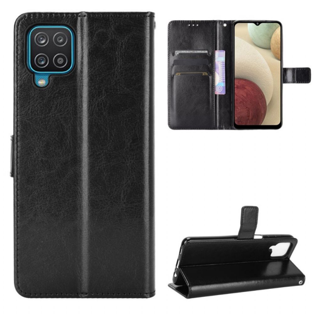 Folio-hoesje voor Samsung Galaxy M32 Flitsachtig Kunstleer