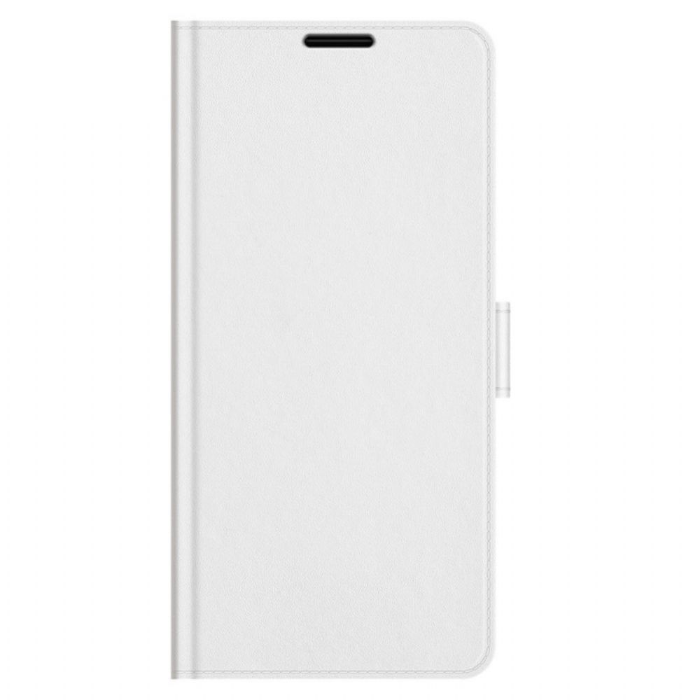 Folio-hoesje voor Samsung Galaxy M32 Klassiek Leereffect