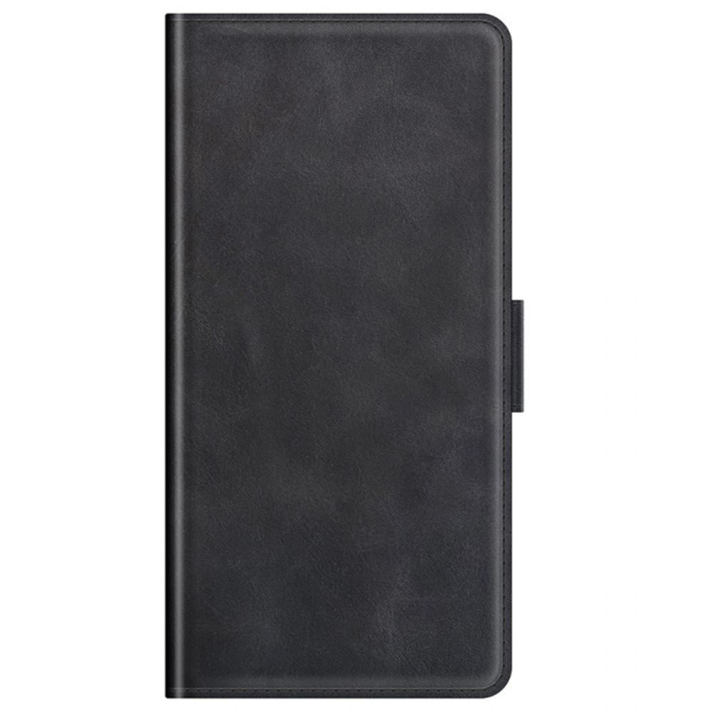 Folio-hoesje voor Samsung Galaxy M32 Ontwerp Leereffect