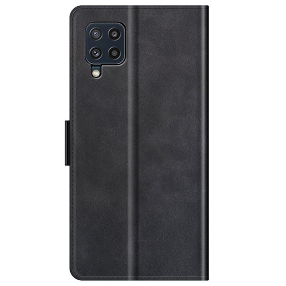 Folio-hoesje voor Samsung Galaxy M32 Ontwerp Leereffect