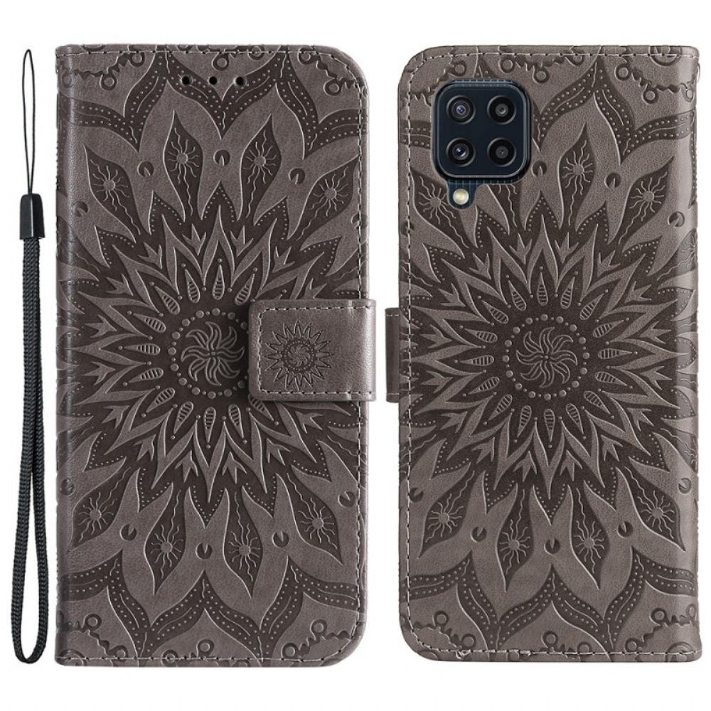 Folio-hoesje voor Samsung Galaxy M32 Zonnebloem