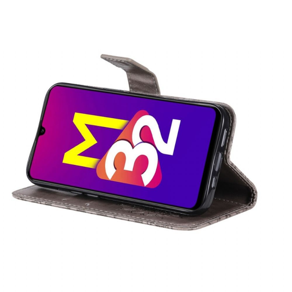 Folio-hoesje voor Samsung Galaxy M32 Zonnebloem
