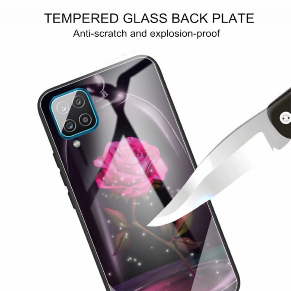 Hoesje voor Samsung Galaxy M32 Magisch Roze Gehard Glas