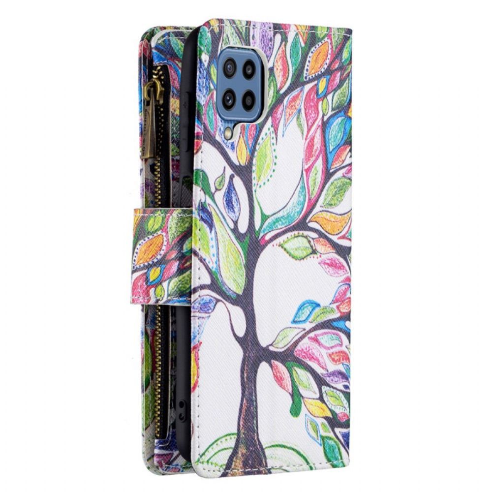 Leren Hoesje voor Samsung Galaxy M32 Zip Boomzak