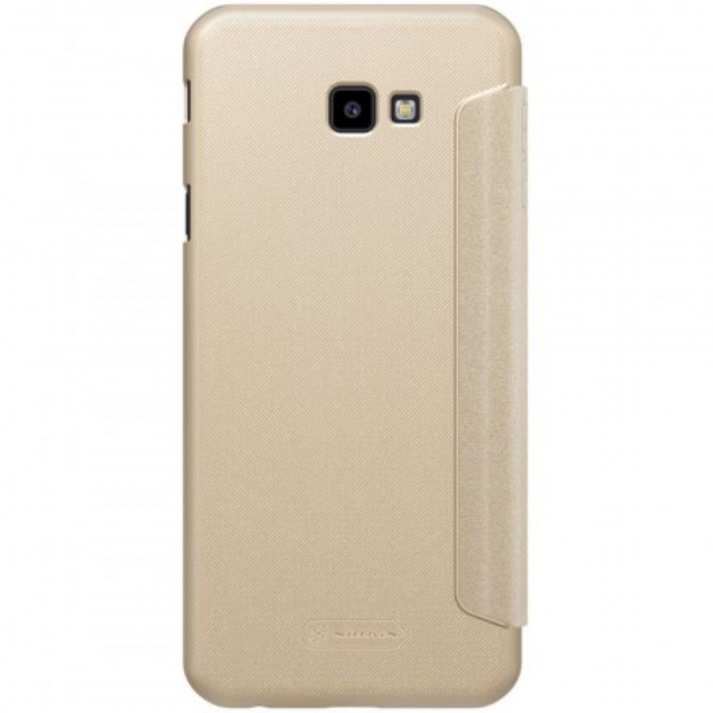 Bescherming Hoesje voor Samsung Galaxy J4 Plus Folio-hoesje Nillkin