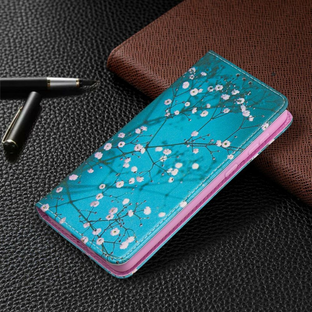 Bescherming Hoesje voor Samsung Galaxy S21 Plus 5G Folio-hoesje Bloeiende Takken