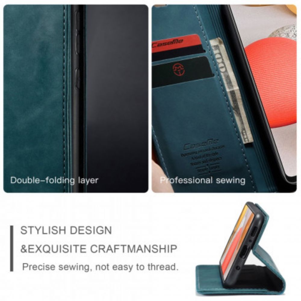 Bescherming Hoesje voor Samsung Galaxy S21 Plus 5G Folio-hoesje Caseme Kunstleer