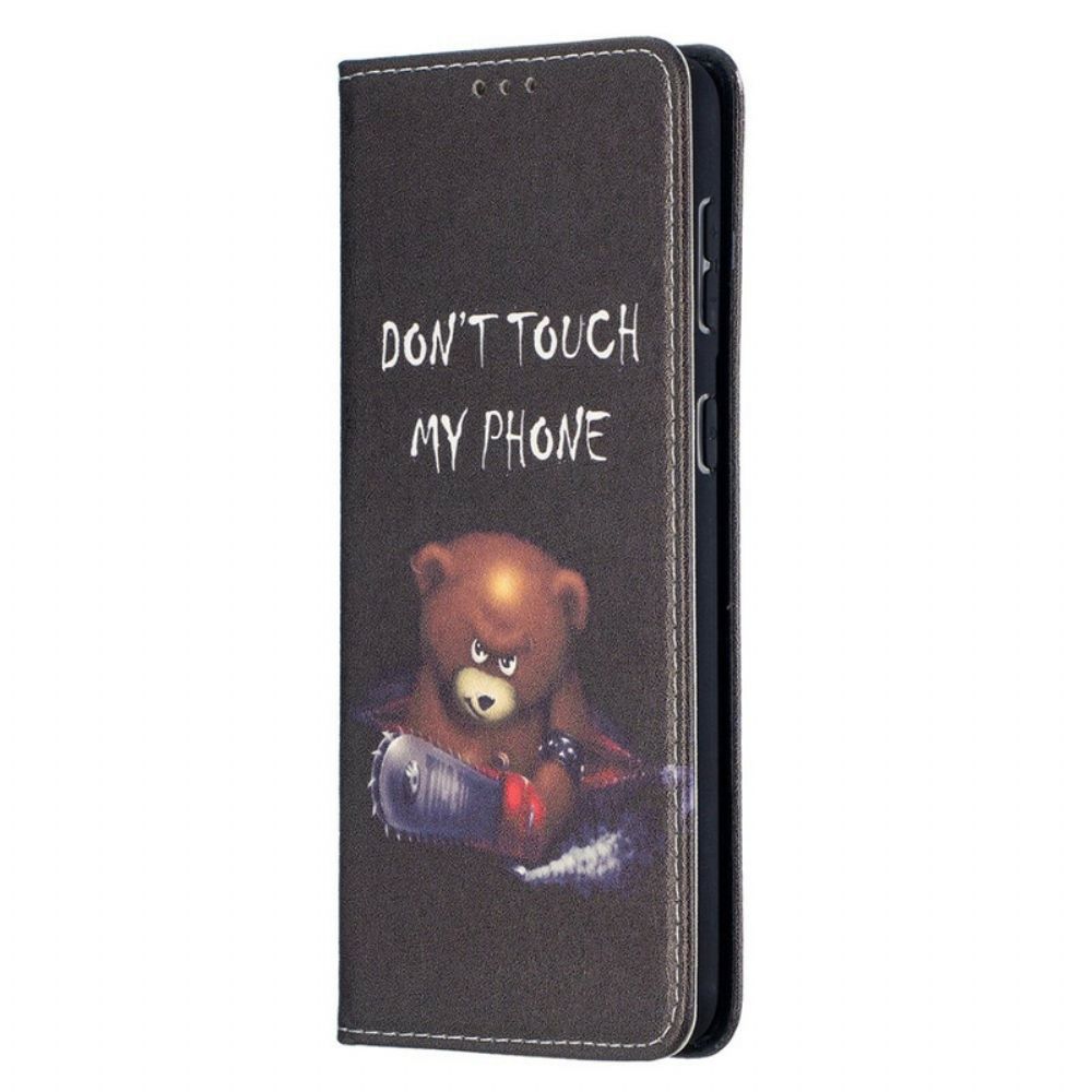 Bescherming Hoesje voor Samsung Galaxy S21 Plus 5G Folio-hoesje Gevaarlijke Beer