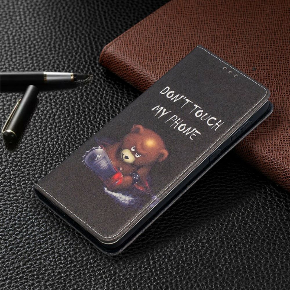 Bescherming Hoesje voor Samsung Galaxy S21 Plus 5G Folio-hoesje Gevaarlijke Beer