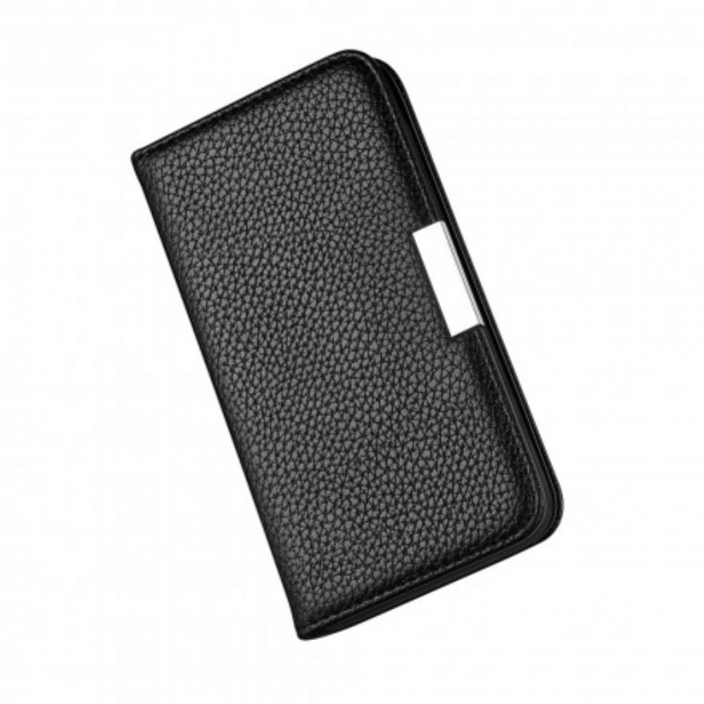 Bescherming Hoesje voor Samsung Galaxy S21 Plus 5G Folio-hoesje Ultra Chique Litchi Kunstleer