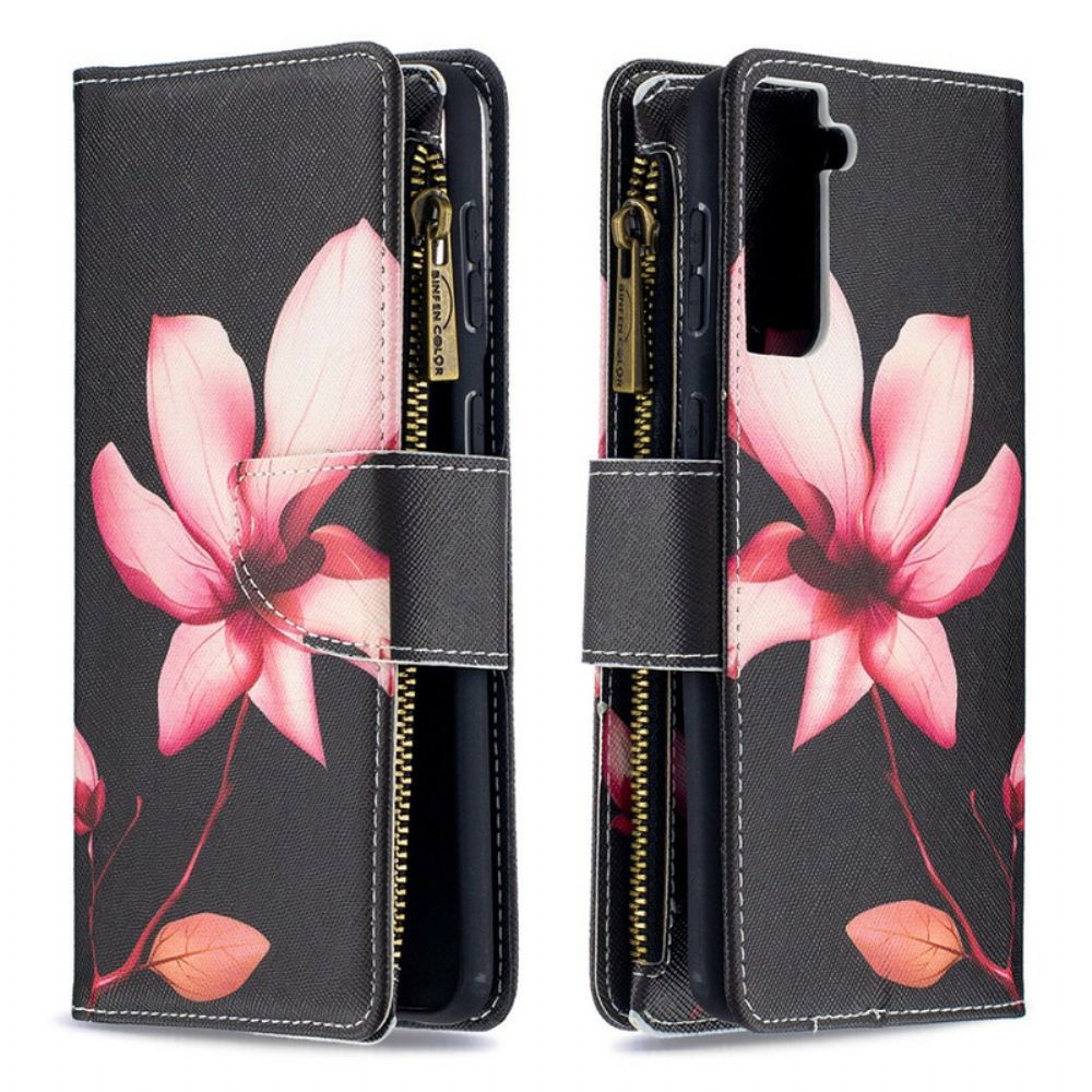 Folio-hoesje voor Samsung Galaxy S21 Plus 5G Beerzak Met Rits