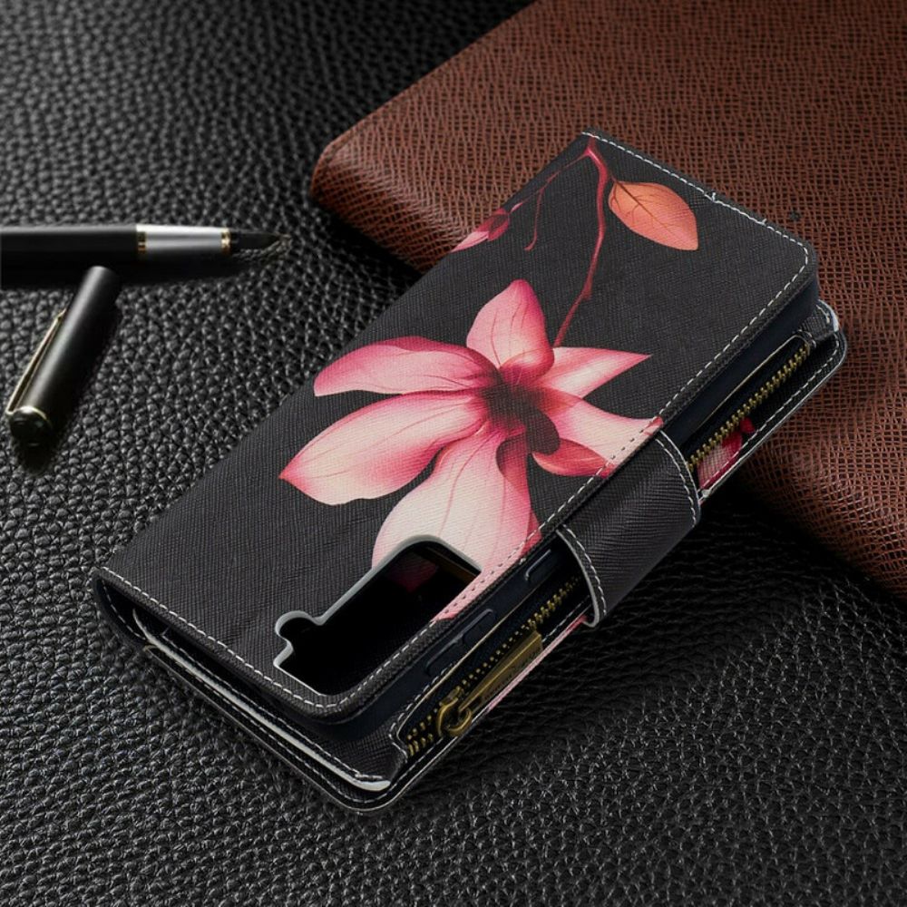 Folio-hoesje voor Samsung Galaxy S21 Plus 5G Beerzak Met Rits