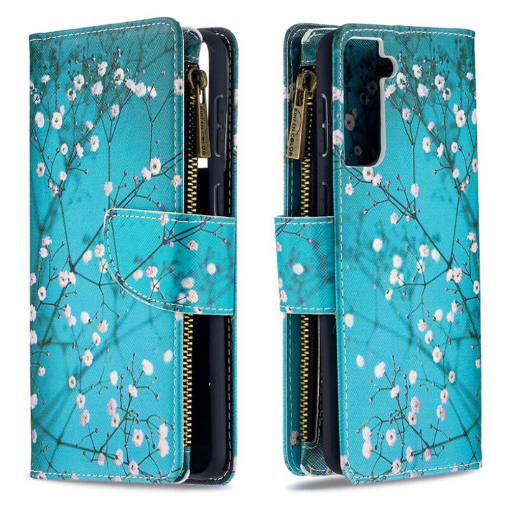 Folio-hoesje voor Samsung Galaxy S21 Plus 5G Boomzak Met Rits
