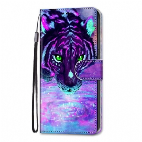 Folio-hoesje voor Samsung Galaxy S21 Plus 5G Magische Katachtige