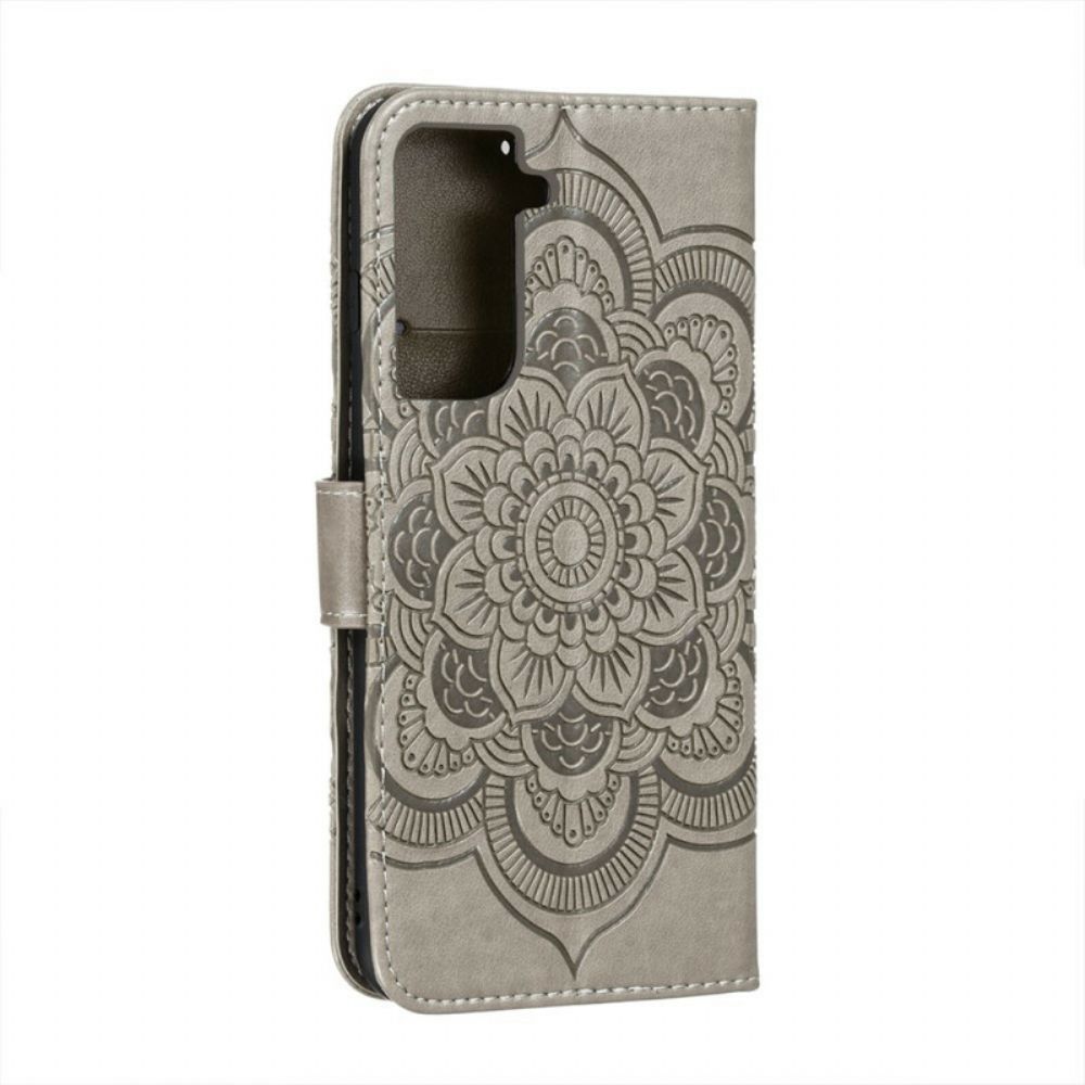 Folio-hoesje voor Samsung Galaxy S21 Plus 5G Volledige Mandala