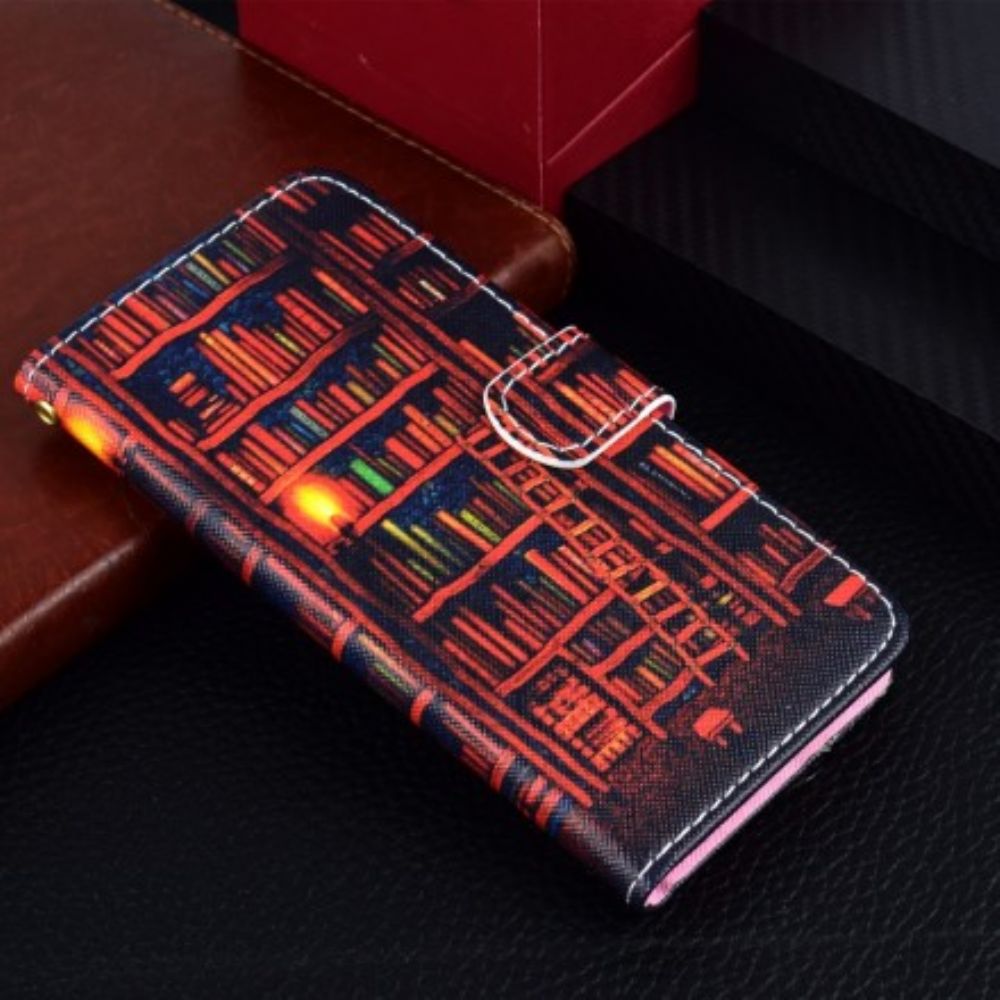 Folio-hoesje voor Huawei Y5 2018 Bibliotheek