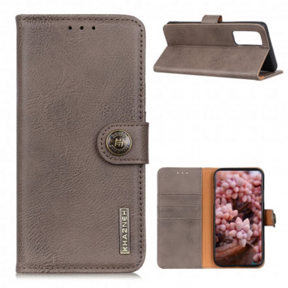 Leren Hoesje voor OnePlus 9 Imitatieleer Khazneh