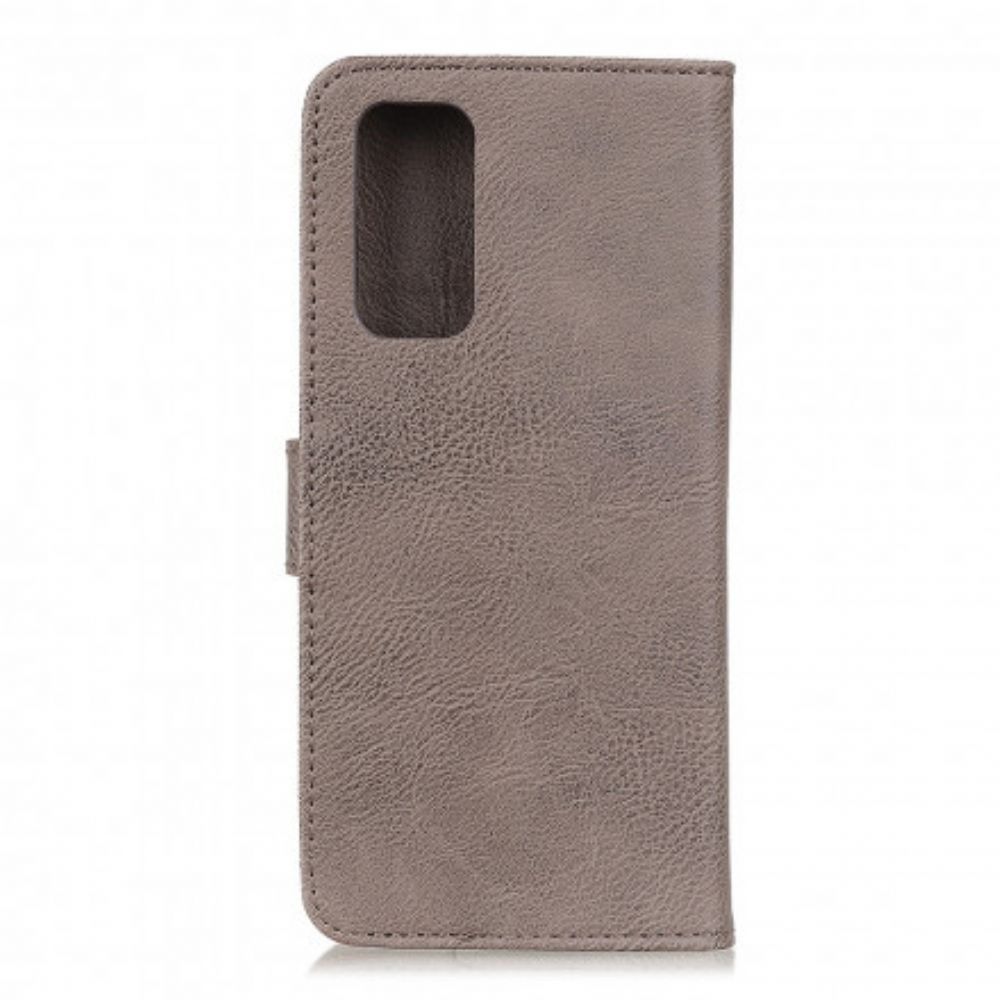 Leren Hoesje voor OnePlus 9 Imitatieleer Khazneh