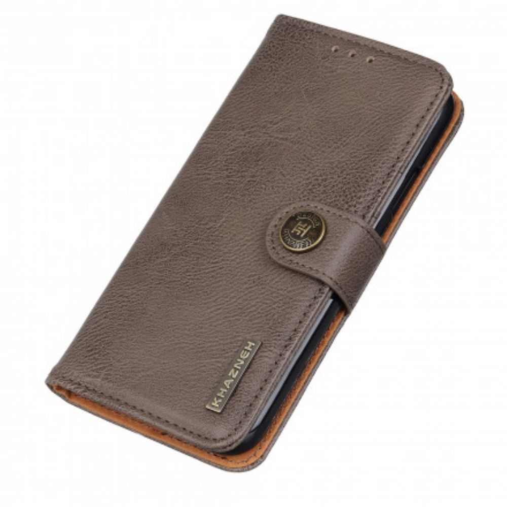Leren Hoesje voor OnePlus 9 Imitatieleer Khazneh