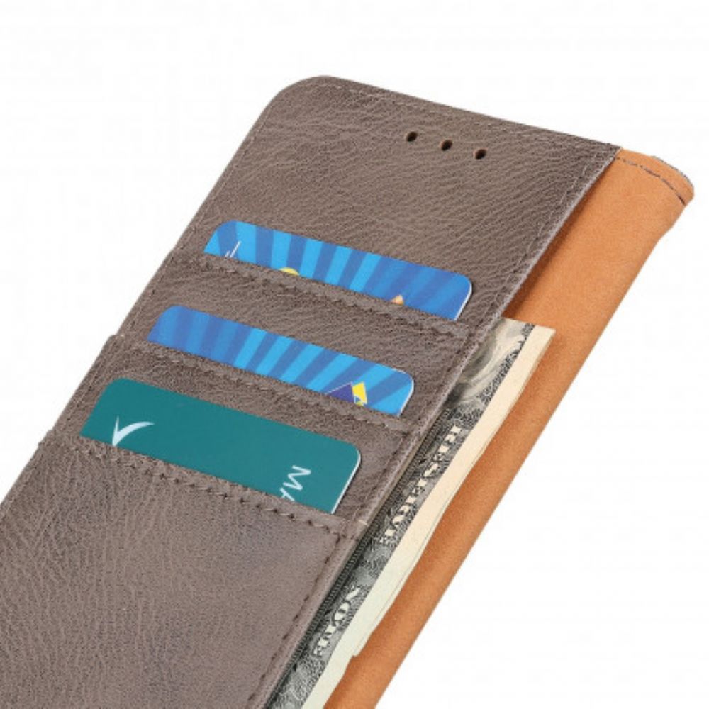 Leren Hoesje voor OnePlus 9 Imitatieleer Khazneh