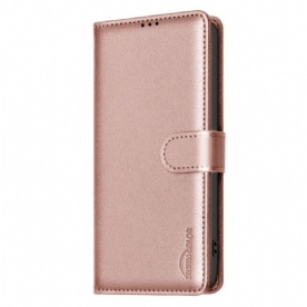 Flip Case Leren iPhone 16 Pro Glad Kunstleer Binfen Kleur
