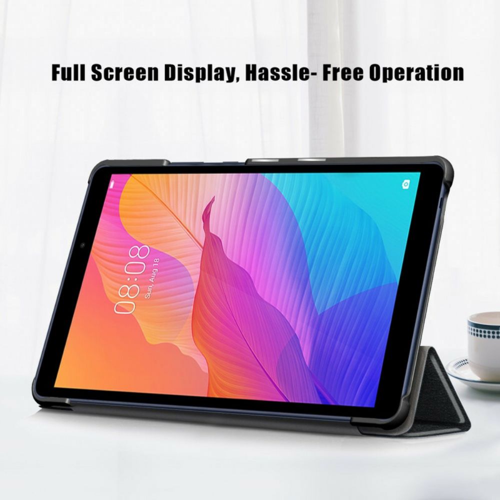 Bescherming Hoesje voor Huawei MatePad T 8 Driebladig
