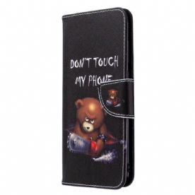 Folio-hoesje voor Samsung Galaxy M11 Gevaarlijke Beer