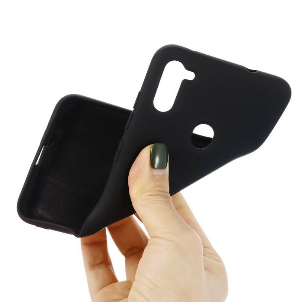 Hoesje voor Samsung Galaxy M11 Vloeibaar Siliconenontwerp