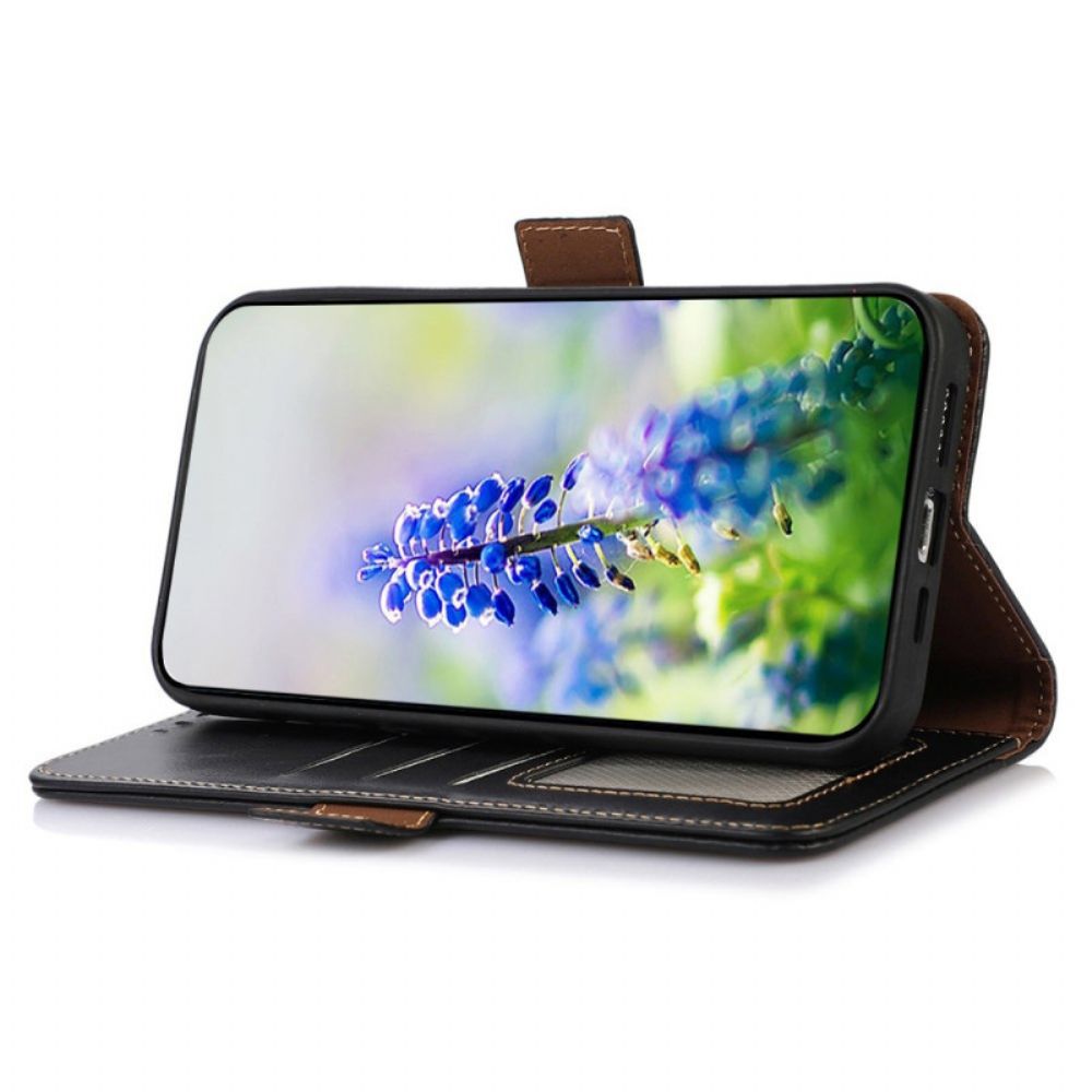 Bescherming Hoesje Xiaomi 17 Rfid-beschermd Leer