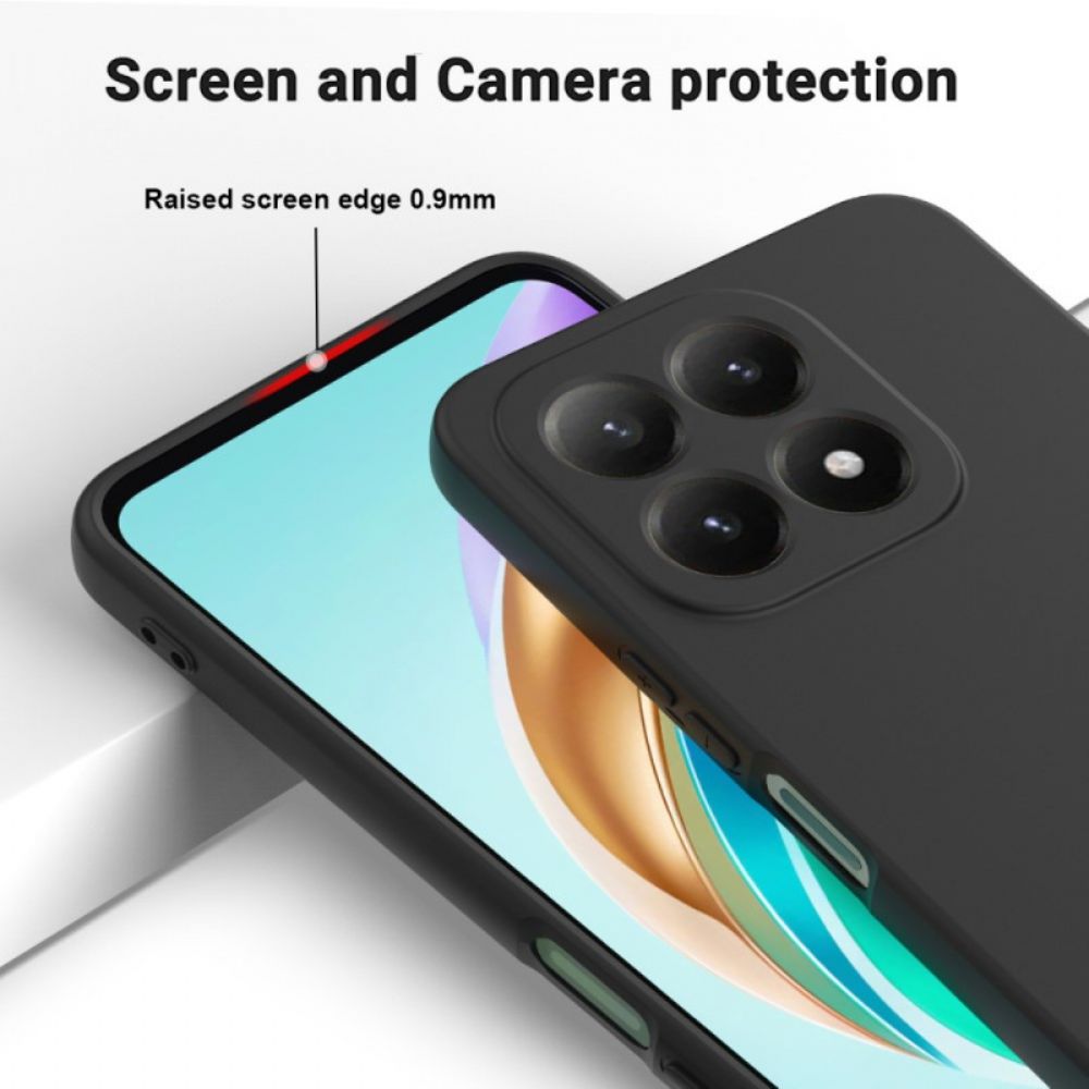 Cover Hoesje Xiaomi 17 Telefoonhoesje Vloeibare Siliconen Met Bandje