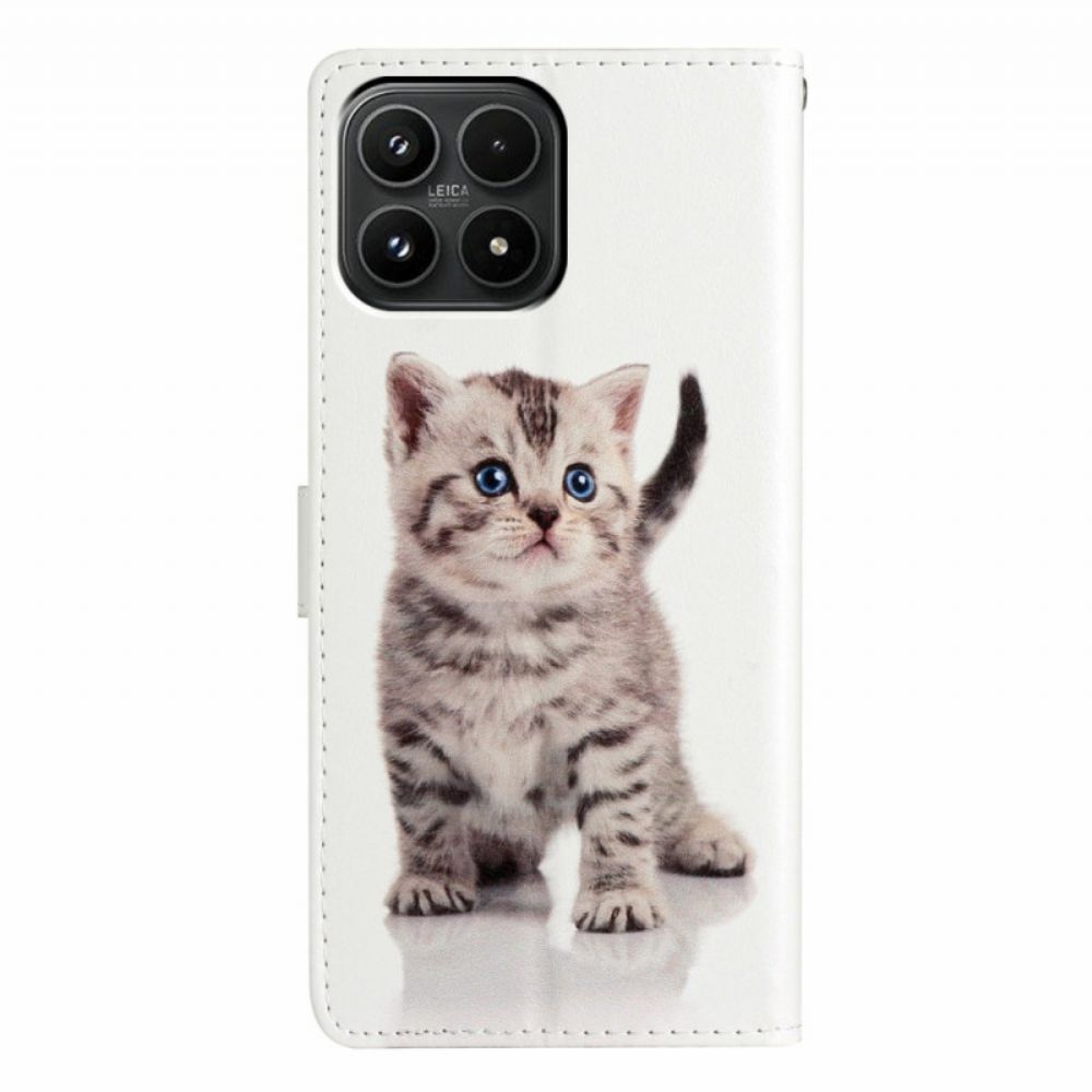 Flip Case Leren Xiaomi 17 Katje
