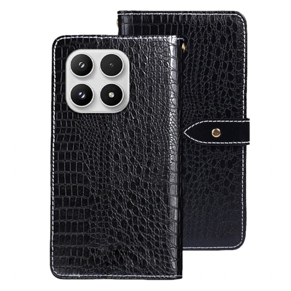 Flip Case Leren Xiaomi 17 Krokodillenstructuur Idewei