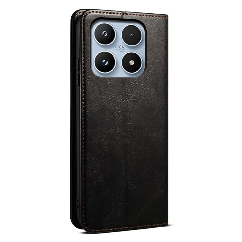 Folio-hoesje Xiaomi 17 Gewaxt Kunstleer