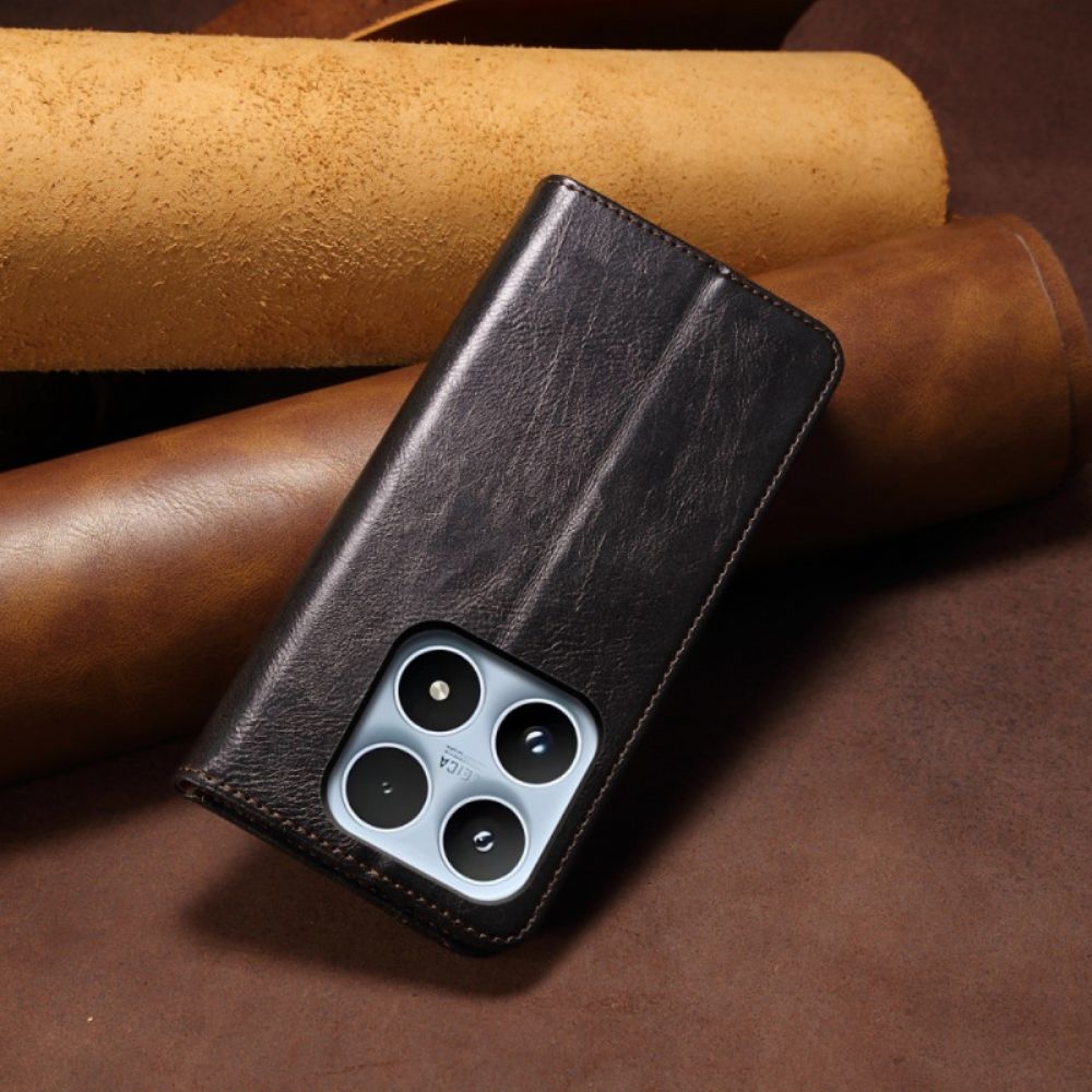 Folio-hoesje Xiaomi 17 Gewaxt Kunstleer