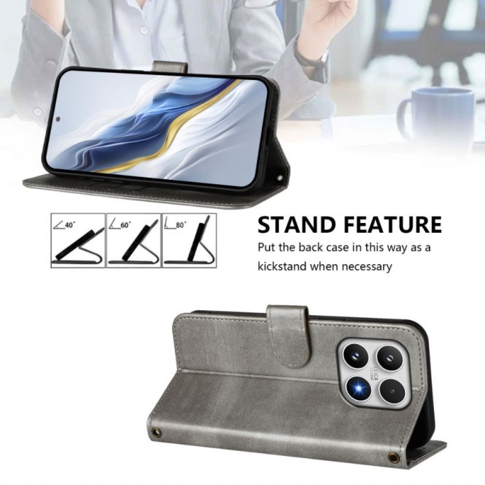 Folio-hoesje Xiaomi 17 Retro Design