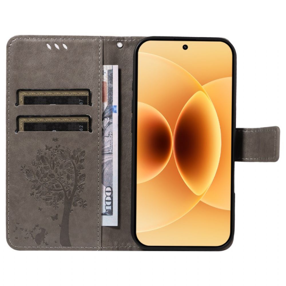 Folio-hoesje Xiaomi 17 Telefoonhoesje Krabpaal