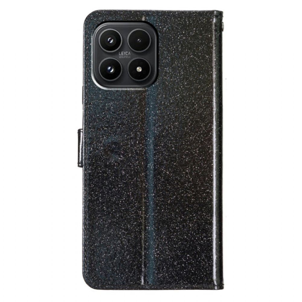 Folio-hoesje Xiaomi 17 Telefoonhoesje Pailletten