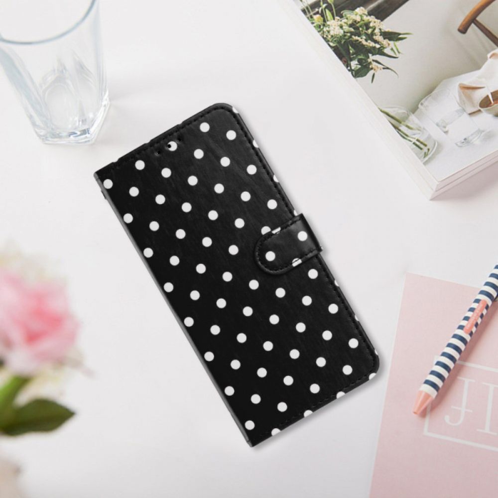 Folio-hoesje Xiaomi 17 Telefoonhoesje Polka Dots