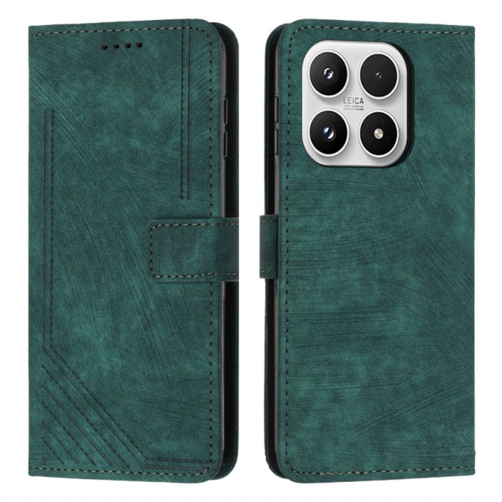 Folio-hoesje Xiaomi 17 Telefoonhoesje Retro Design