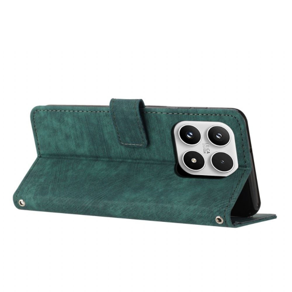 Folio-hoesje Xiaomi 17 Telefoonhoesje Retro Design