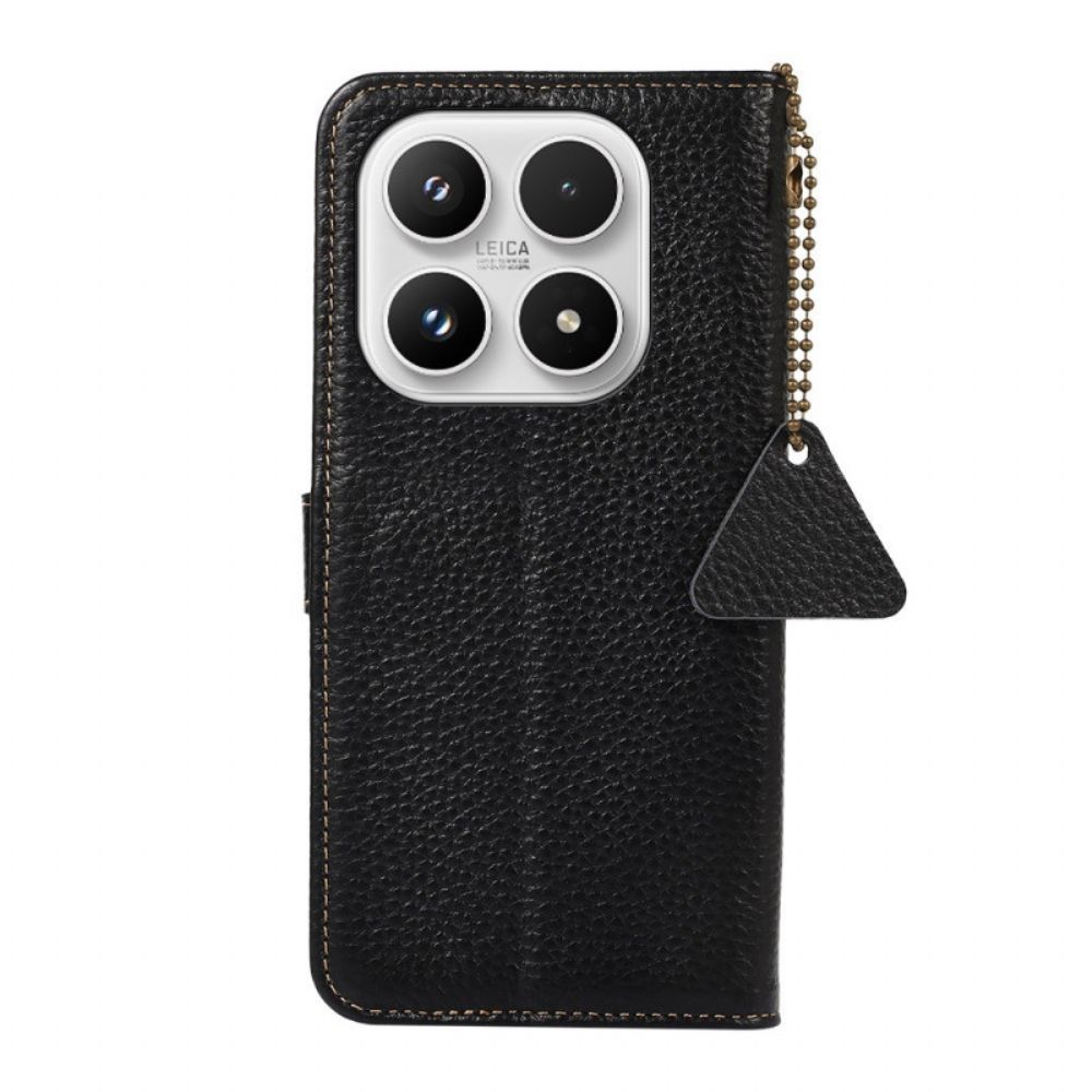 Folio-hoesje Xiaomi 17 Telefoonhoesje Rfid-blokkerend Leer