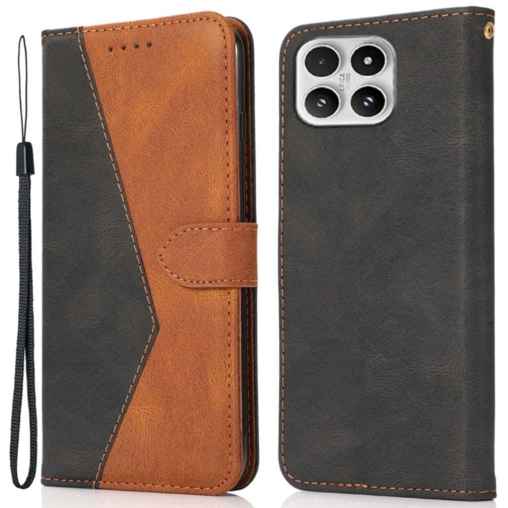 Folio-hoesje Xiaomi 17 Tweekleurig