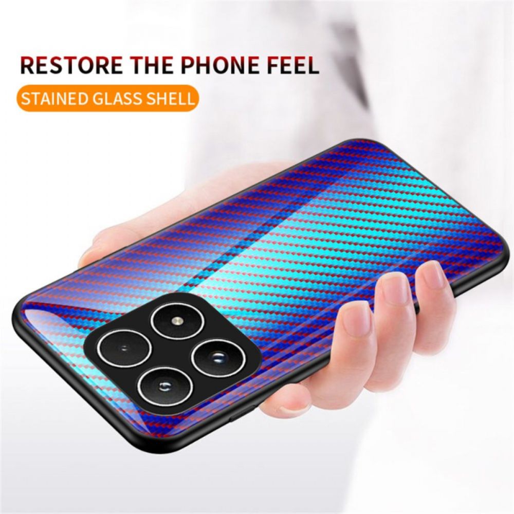 Hoesje Voor Xiaomi 17 Gehard Glas En Koolstofvezel