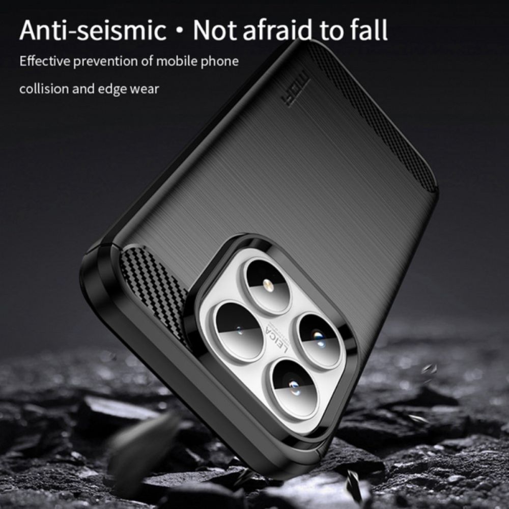 Hoesje Xiaomi 17 Geborsteld Koolstofvezel