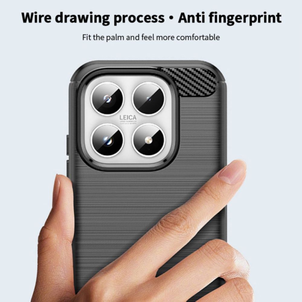 Hoesje Xiaomi 17 Geborsteld Koolstofvezel