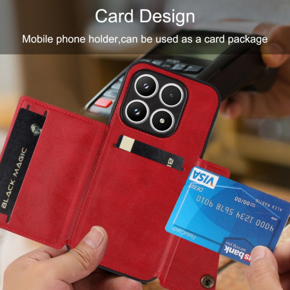 Hoesje Xiaomi 17 Kaarthouder En Standaard