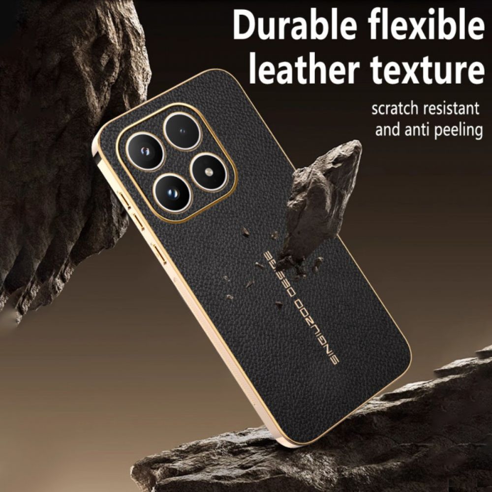 Hoesje Xiaomi 17 Krasbestendige Lychee-textuur