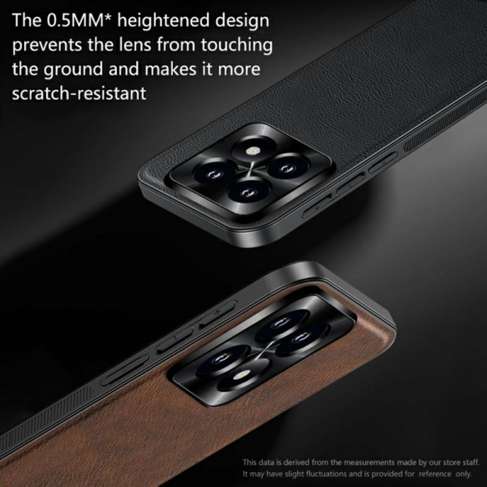 Hoesje Xiaomi 17 Lederlook Bescherming Hoesje