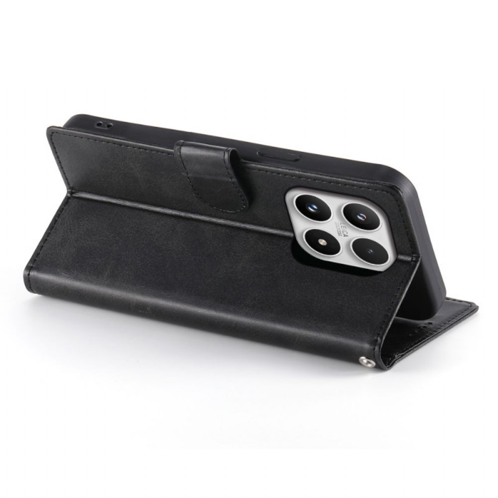 Leren Hoesje Voor Xiaomi 17 Klassieke Portemonnee